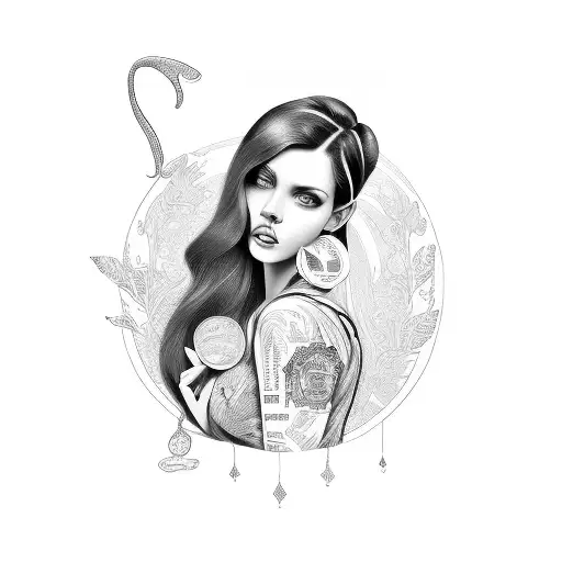 Beautiful Girl With Money