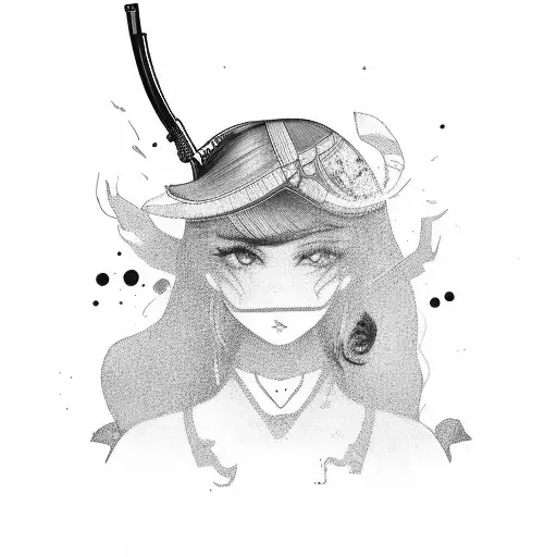 Beautiful Girl With Gun