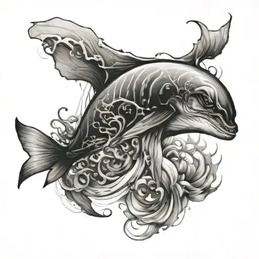 Ocean Themed Tattoo Sleeve Tattoo Design