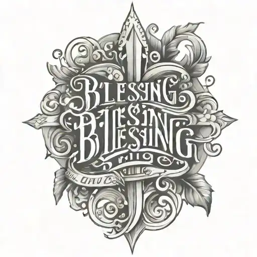 Blessing Lettering