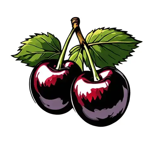 Cherries Cartoon