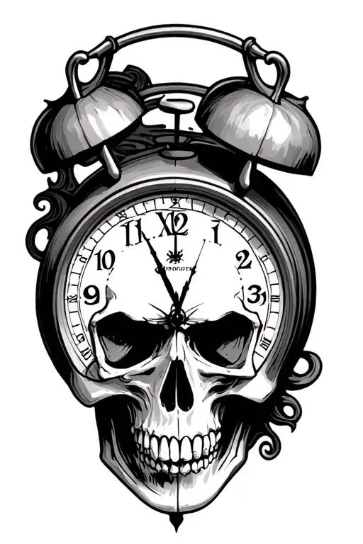 Skull Time Clock