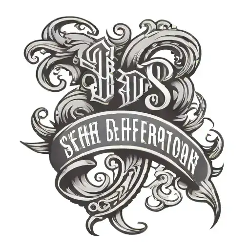 Sd Lettering Font