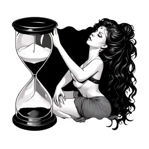 A Woman With The Body Of A Sand Filled Hourglass