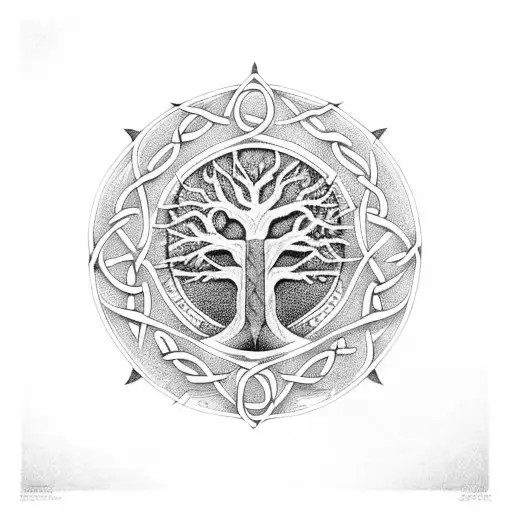 Tree Of Life Map Celtic