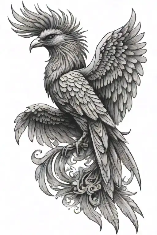 Phenix Bird With Quater