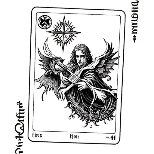 Harry Potter Tarot Card