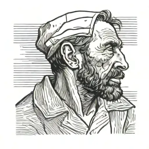 Van Gogh Without An Ear Holds His Head In Pain