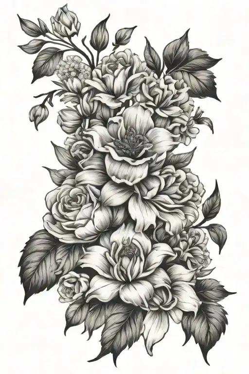 Birth Flower Bouquet