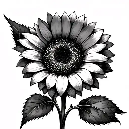 Small Sunflower Going Into Birthdate