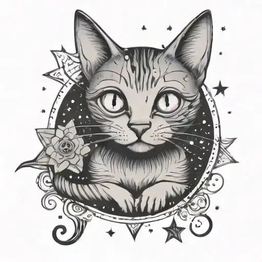 Coraline Cat With Stars