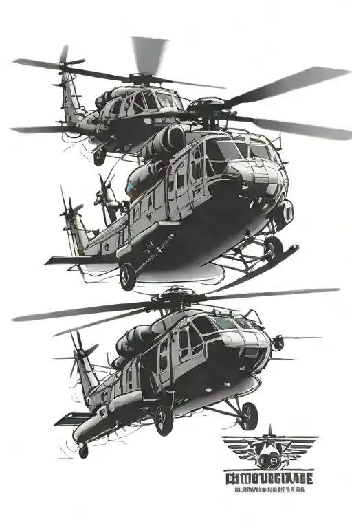 Military Helicopters Sleeve