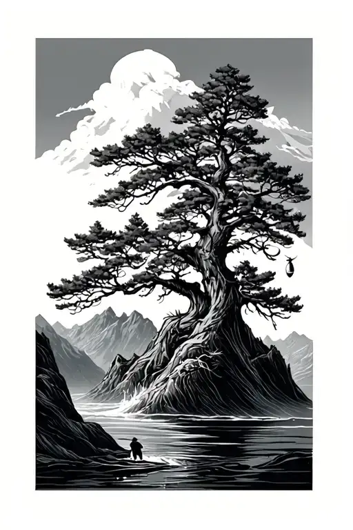 Mountain Tree Fishing