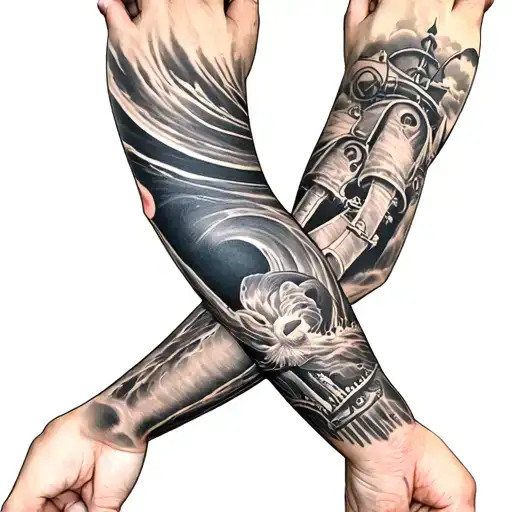 Nautical Arm Sleeve