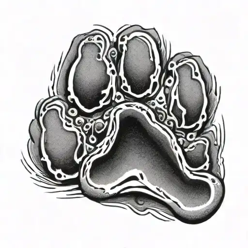 Dog Paw Print