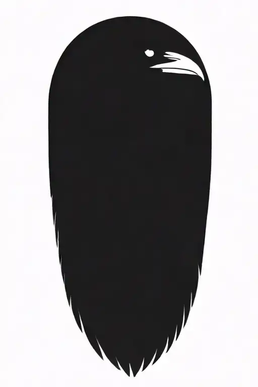 Raven Tattoo With Native American Symbolism Intertwined