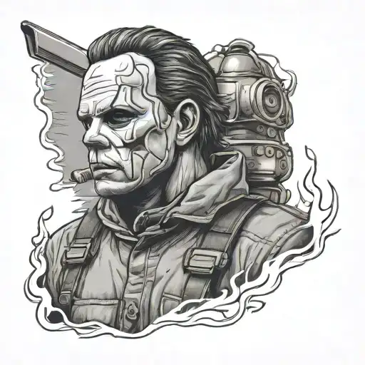Michael Myers As Firefighter