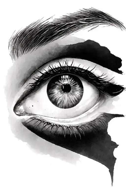Realistic Female Eye