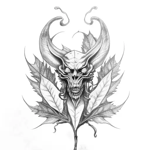 Witch Monster Wirh Leafs