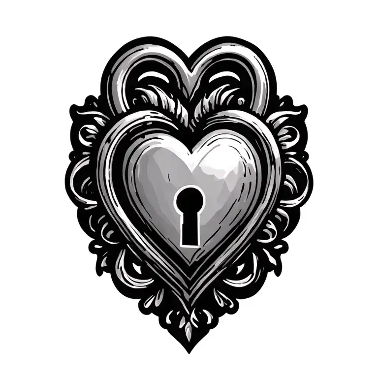 Heart Shaped Lock