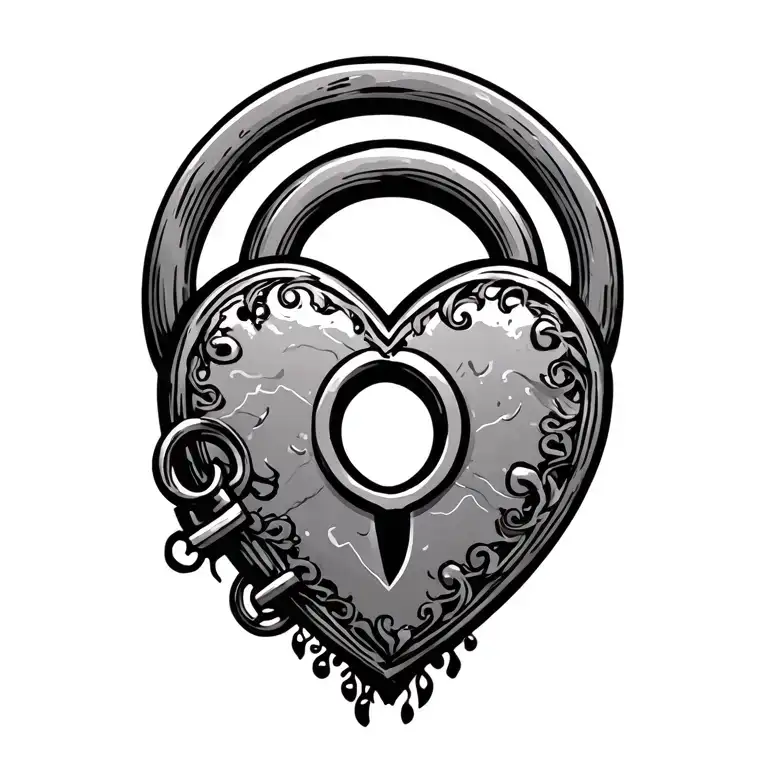 Heart Shaped Lock