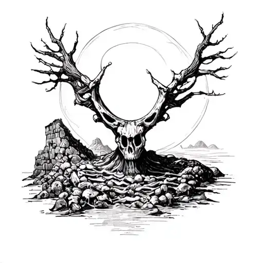 Valley Of Bones Drawing Bible Description