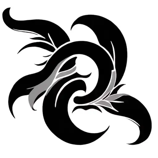 Symbol Of Contrast Or Balance