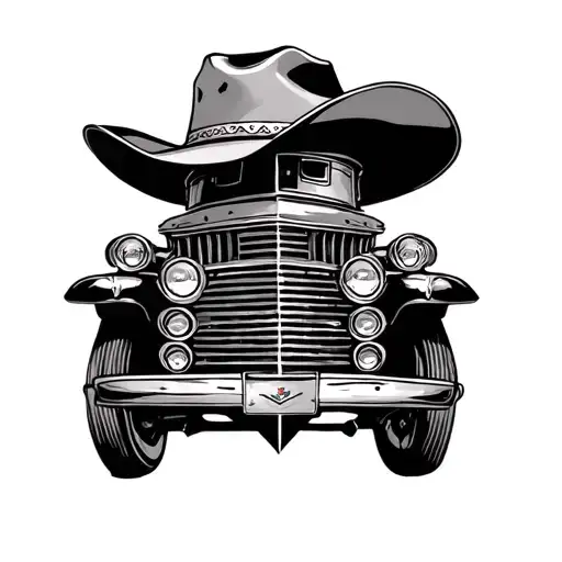 Cadillac & Cowboy Hat