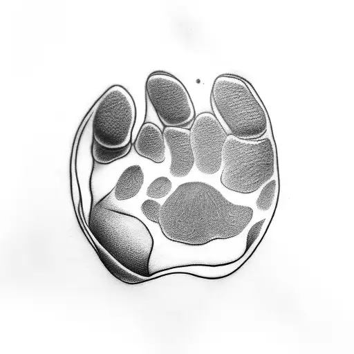 Dog Paw And Cat Paw