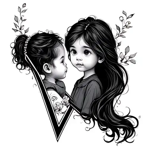 A Little Girl And A V Incorporated