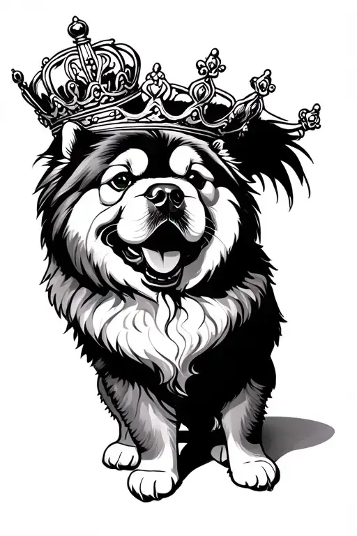 Chow Chow With A Crown