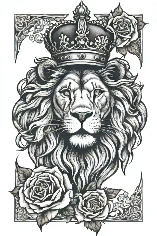 Lion Roses Crown