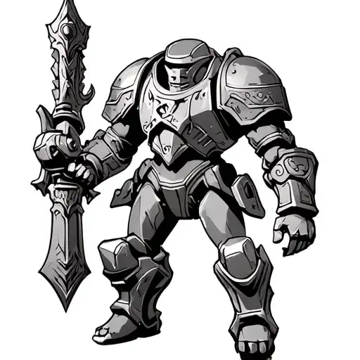 Space Marine Warhammer 40K Styrai Style