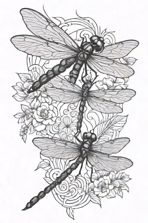 Nature With Dragonfly