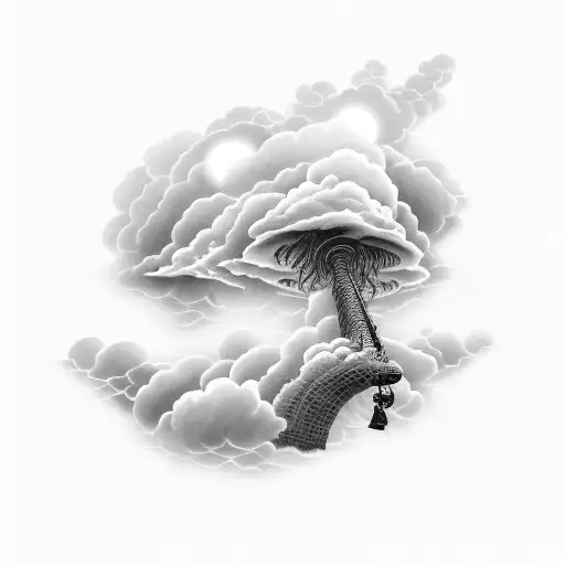 Storm Cloud With A Walkway