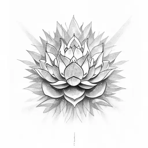A Mystical Moonlit Scene Of A Lotus Bud Blooming Amidst A Mesmerizing Dance Performance