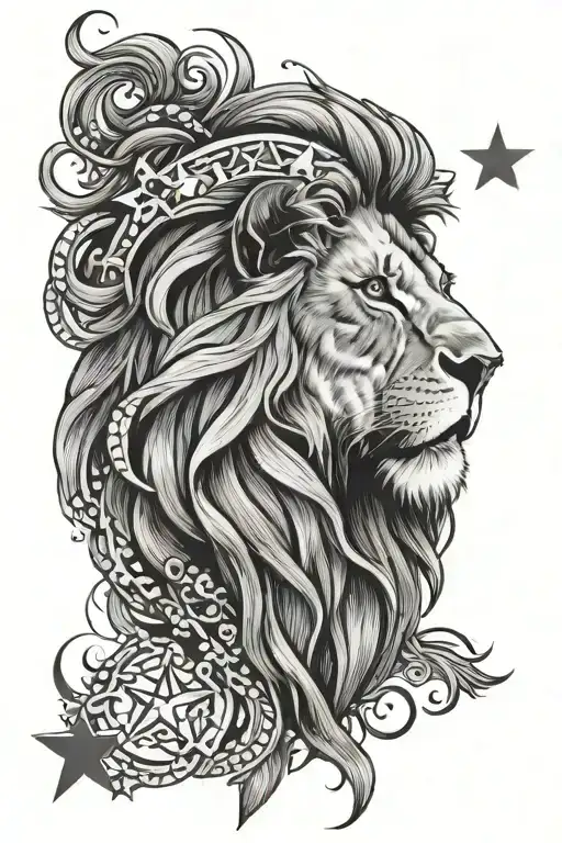 Lion With Star For Women