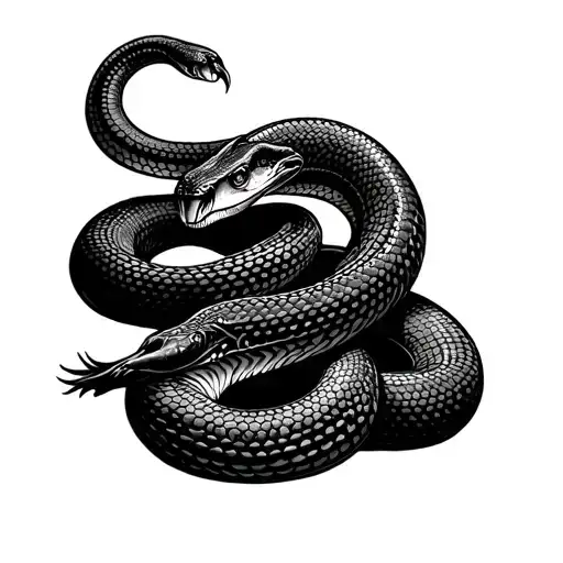 Mamba Spelled By Snake