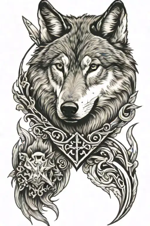 Wolf And Cross
