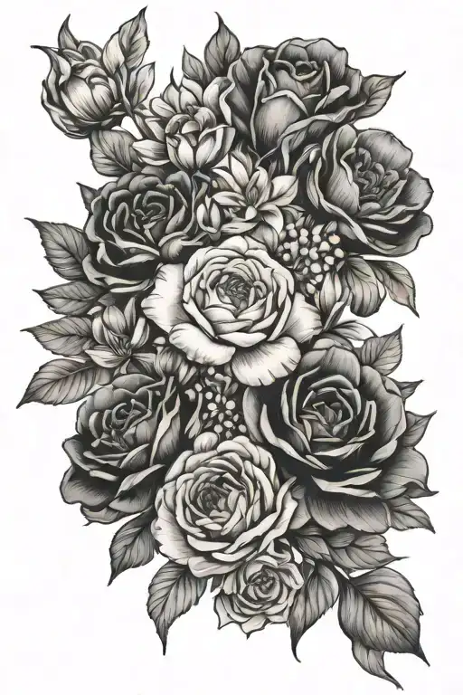 Birth Flower Bouquet