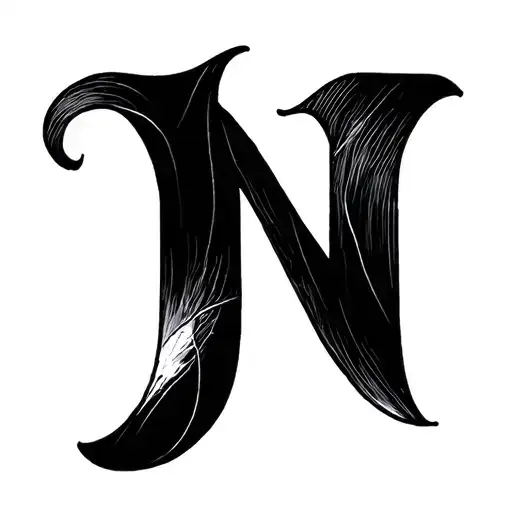Yn Initial Cursive Minimal