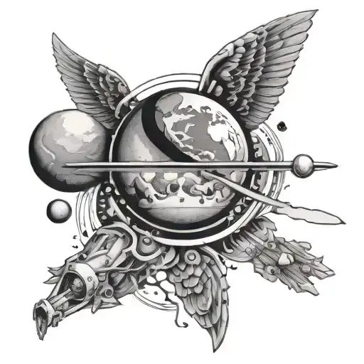 Planet And Space Wings