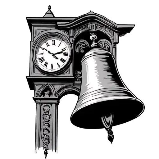 Alarm Clock Bell Tower Shape