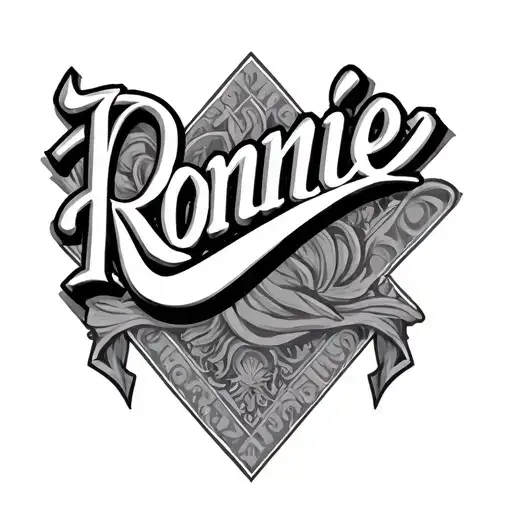 3D Name Ronnie
