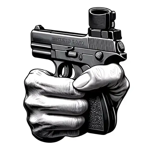 Bereta 9Mm Gun Hand Men