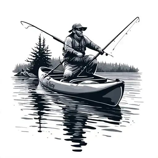 Nature Fishing Kayak For Forearm