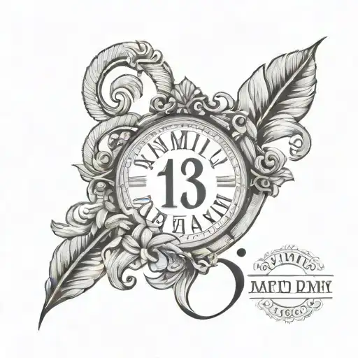 Family Roman Number Birthdays