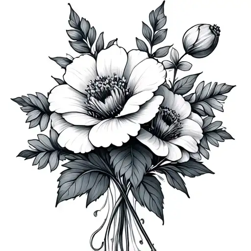 Birth Flower Bouquet