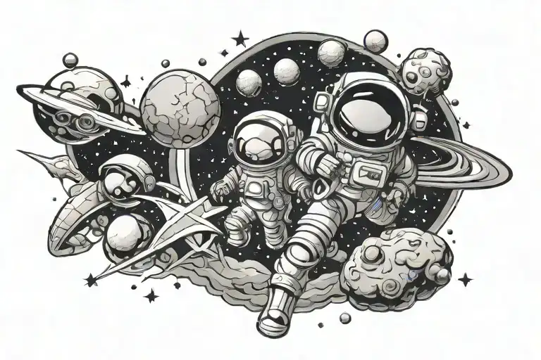 Cartoon Outer Space
