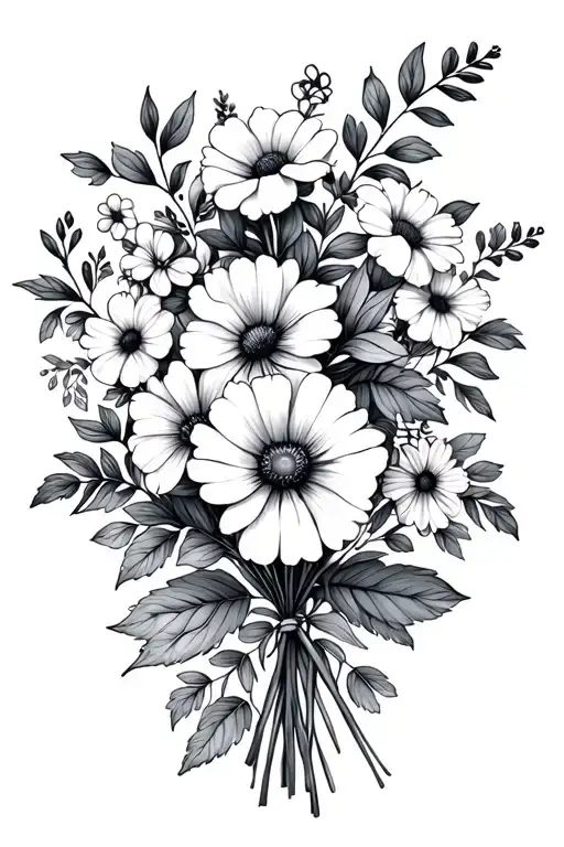 Birth Flower Bouquet September October December